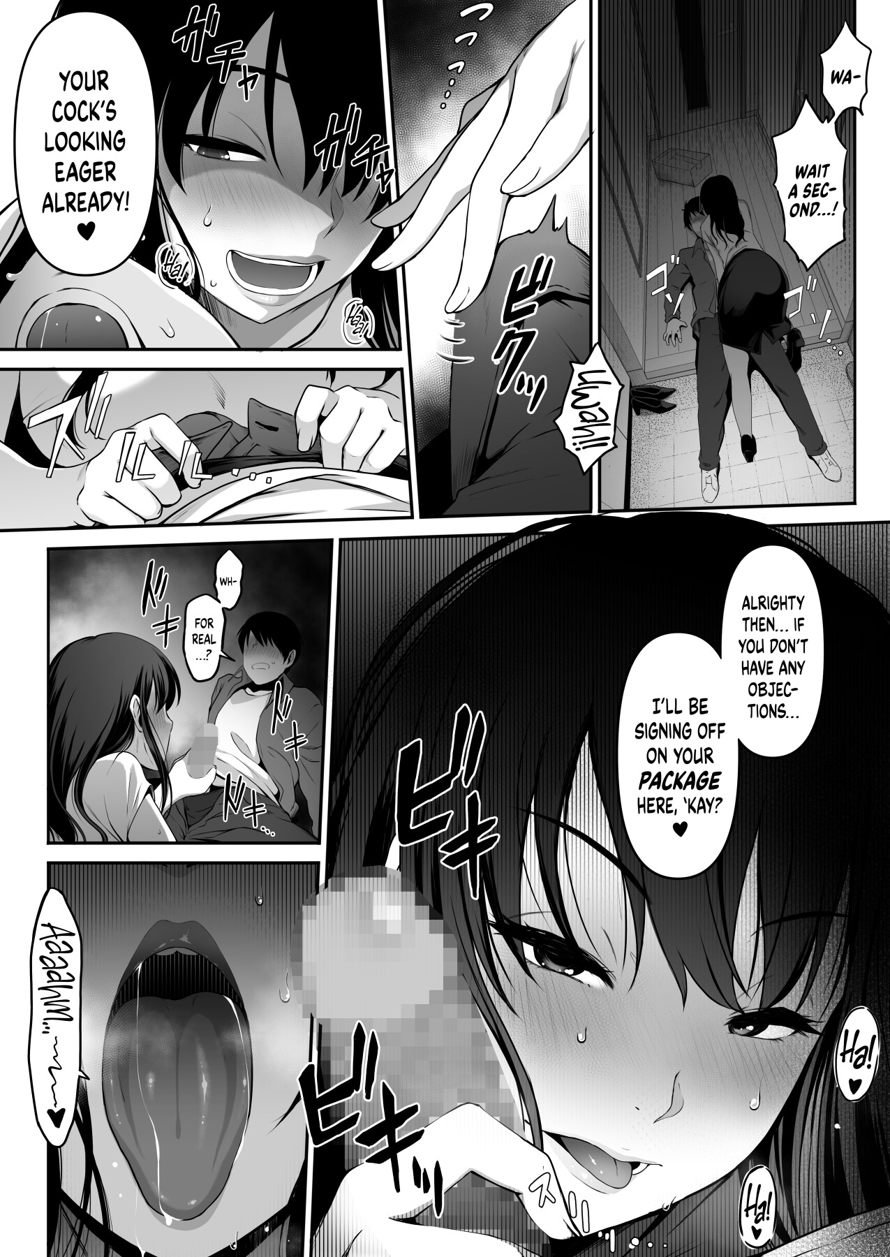 Hentai Manga Comic-Bagged a Delivery Boy! ~The Package the Horny Lady Was Expecting Was the One in My Pants~-Read-10